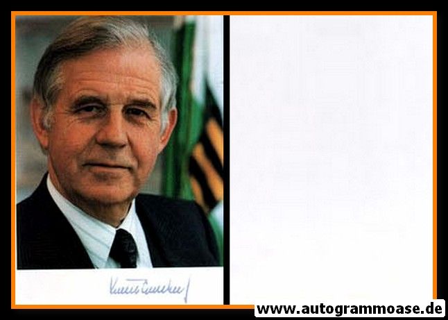 Autogramm Politik | CDU | Kurt BIEDENKOPF | 1990er (Portrait Color) 1