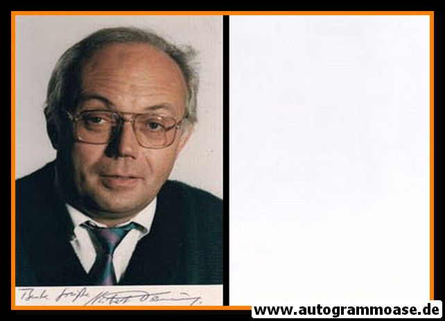 Autogramm Politik | Norbert THIELMANN (?) | 1980er Foto (Portrait Color)