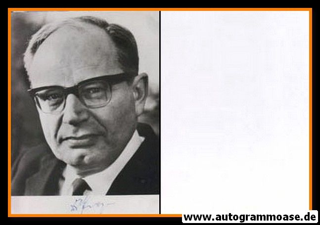 Autogramm Politik | CSU | Richard JAEGER | 1970er (Portrait SW)