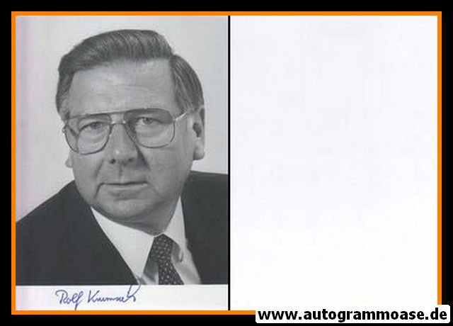Autogramm Politik | SPD | Rolf KRUMSIEK | 1990er (Portrait SW)
