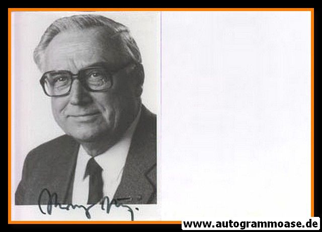 Autogramm Politik | CDU | Rudolf RUF | 1980er Foto (Portrait SW)