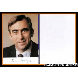 Autogramm Politik | CSU | Theo WAIGEL | 1980er (Portrait Color) 