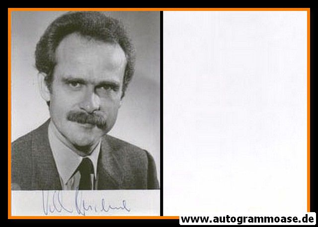 Autogramm Politik | CDU | Volker HASSEMER | 1980er (Portrait SW)
