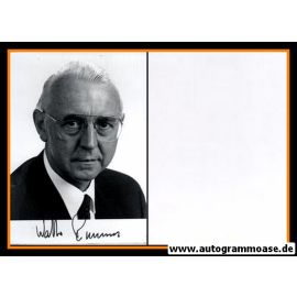 Autogramm Politik | CDU | Walter REMMERS | 1990er Foto (Portrait SW) 