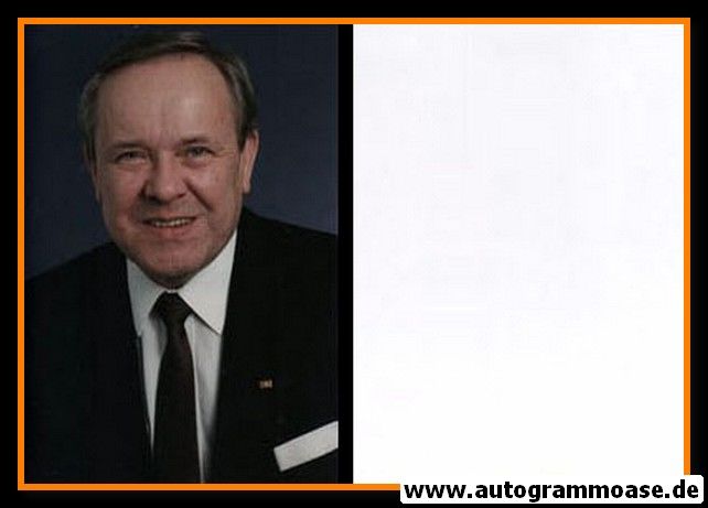 Autogramm Politik | CDU | Walter WALLMANN | 1990er Foto (Portrait Color)