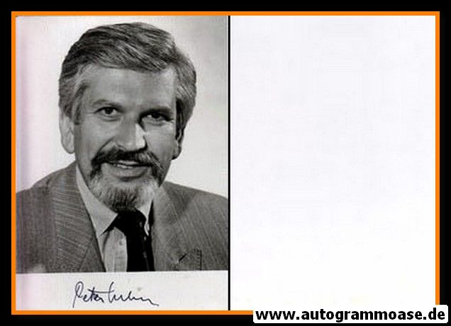 Autogramm Politik | Peter HUBER (?) | 1980er (Portrait SW)