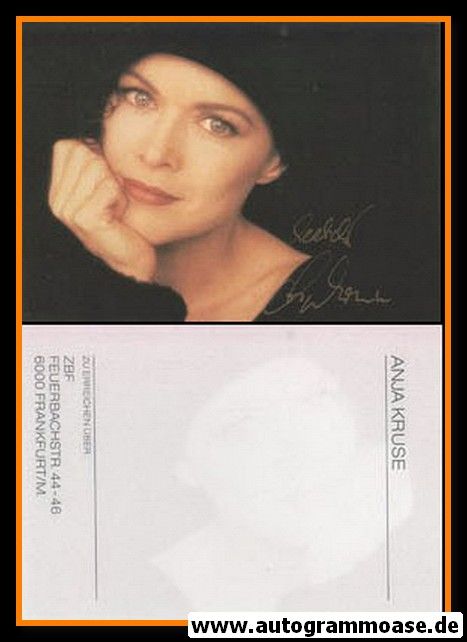 Autogramm Schauspieler | Anja KRUSE | 1980er (Portrait Color) ZBF