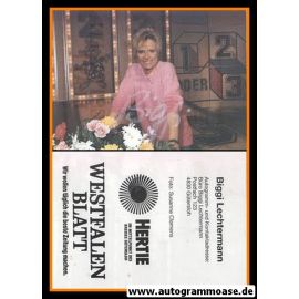 Autogramm TV | ZDF | Birgit LECHTERMANN | 1990er "1, 2 Oder 3"