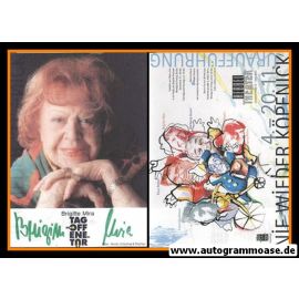 Autogramm Schauspieler | Brigitte MIRA | 1980er (Portrait Color) Hebbel