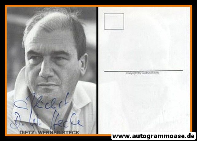 Autogramm Schauspieler | Dietz-Werner STECK | 1980er (Portrait SW) Bublitz