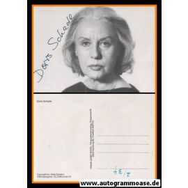 Autogramm Schauspieler | Doris SCHADE | 1980er (Portrait SW Rüdel) Zemann 1