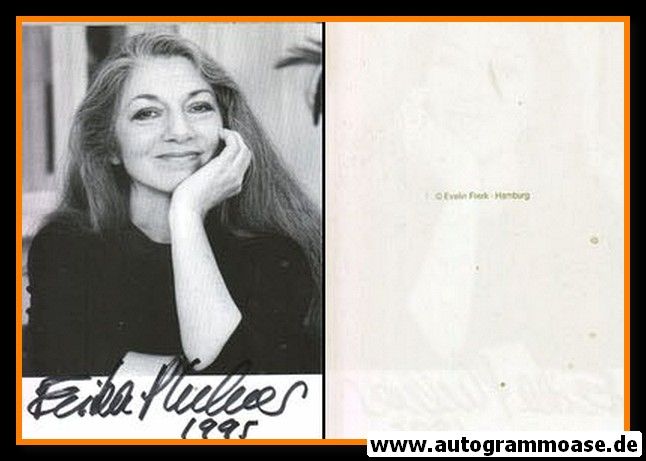 Autogramm Schauspieler | Erika PLUHAR | 1980er (Portrait SW) Frerk 2