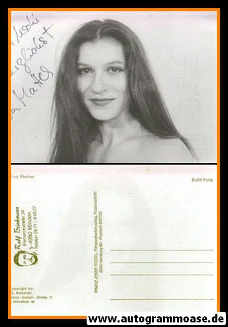Autogramm Schauspieler | Eva MATTES | 1980er (Portrait SW) Rüdel
