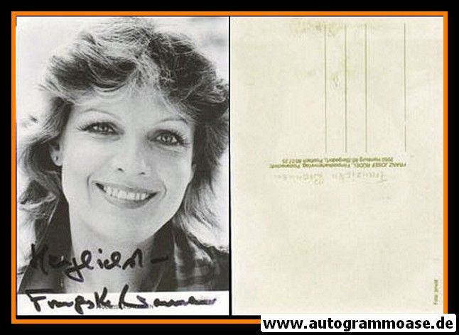 Autogramm Schauspieler | Franziska BRONNEN | 1980er (Portrait SW) Rüdel