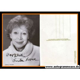 Autogramm Schauspieler | Gisela TROWE | 1980er (Portrait SW Rüdel) Schwöbel