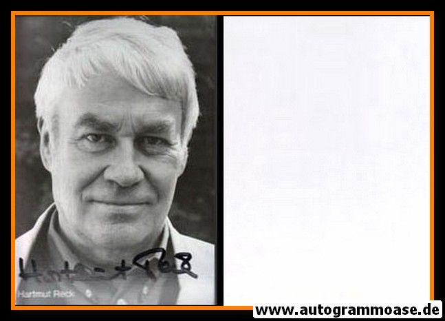 Autogramm Schauspieler | Hartmut RECK | 1980er (Portrait SW) Rüdel