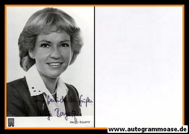 AK TV | SFB | Helga BAYERTZ | 1970er (Portrait SW) Lau
