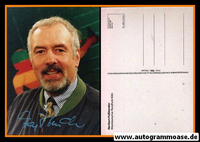 Autogramm TV | WDR | Heribert FASSBENDER | 1980er (Portrait Color) Görgen