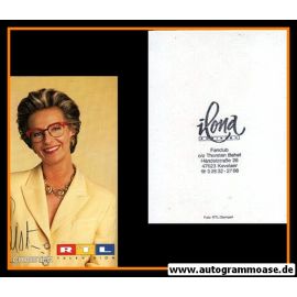 Autogramm TV | RTL | Ilona CHRISTEN | 1990er (Portrait Color)