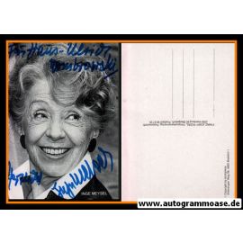 Autogramm Schauspieler | Inge MEYSEL | 1980er (Portrait SW Rüdel) 2