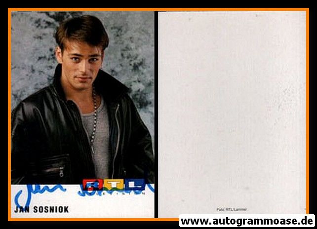 Autogramm TV | RTL | Jan SOSNIAK | 1980er (Portrait Color) 