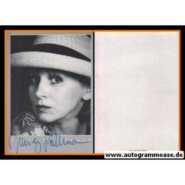 Autogramm Schauspieler | Jenny GRÖLLMANN | 1980er (Portrait SW) Köppe