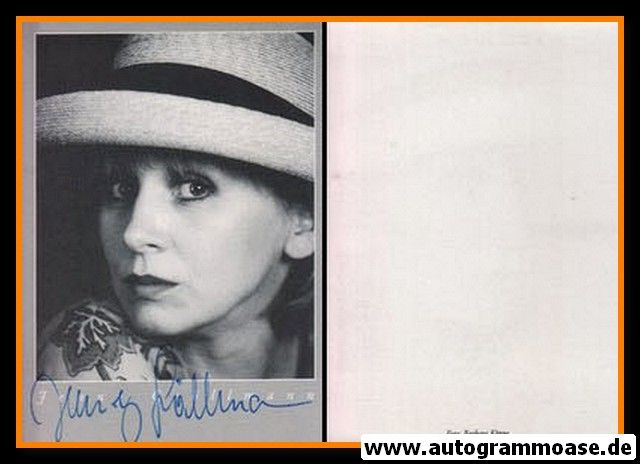 Autogramm Schauspieler | Jenny GRÖLLMANN | 1980er (Portrait SW) Köppe