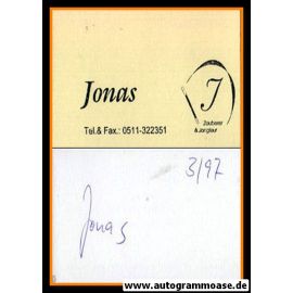 Autogramm Magie | JONAS (Autograph) 1