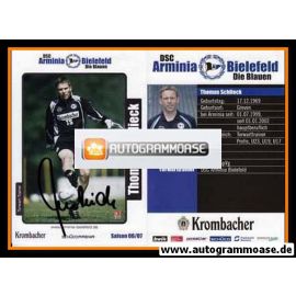 Autogramm Fussball | DSC Arminia Bielefeld | 2006 | Thomas SCHLIECK