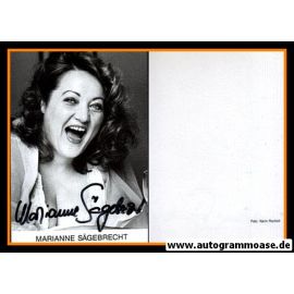 Autogramm Schauspieler | Marianne SÄGEBRECHT | 1980er (Portrait SW) Rocholl