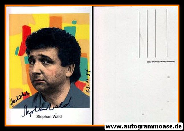 Autogramm Kabarett | Stephan WALD | 1990er (Portrait Color)