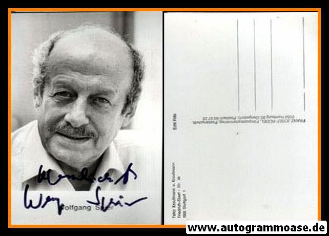 Autogramm Schauspieler | Wolfgang SPIER | 1980er (Portrait SW Rüdel)