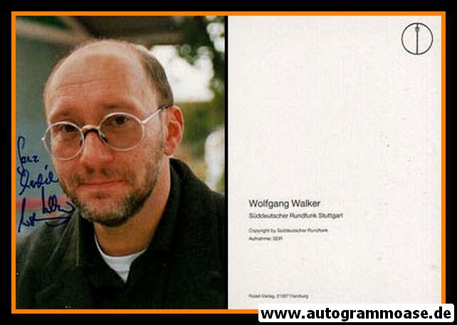 Autogramm TV | SR | Wolfgang WALKER | 1980er (Portrait Color) Rüdel