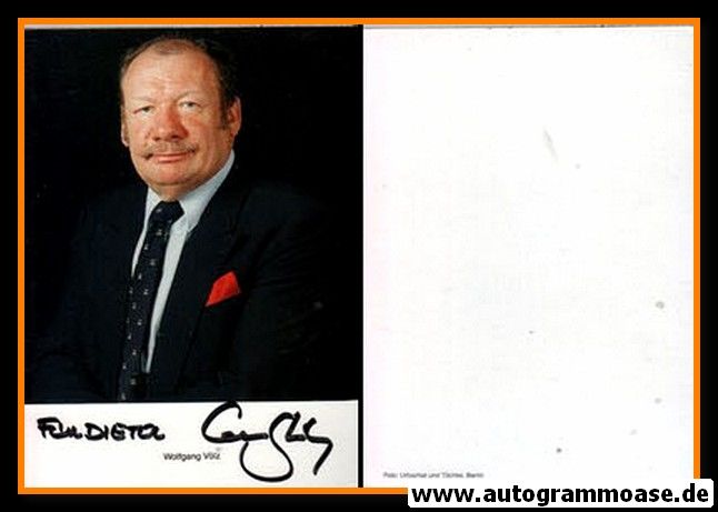 Autogramm Schauspieler | Wolfgang VÖLZ | 1990er (Portrait Color) Urbschat