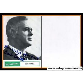 Autogramm Schauspieler | Bert FORTELL | 1970er (Portrait SW) Wochenschau
