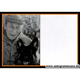 Autogramm Schauspieler | Carl RADDATZ | 1980er Foto (Portrait SW) mit Hund