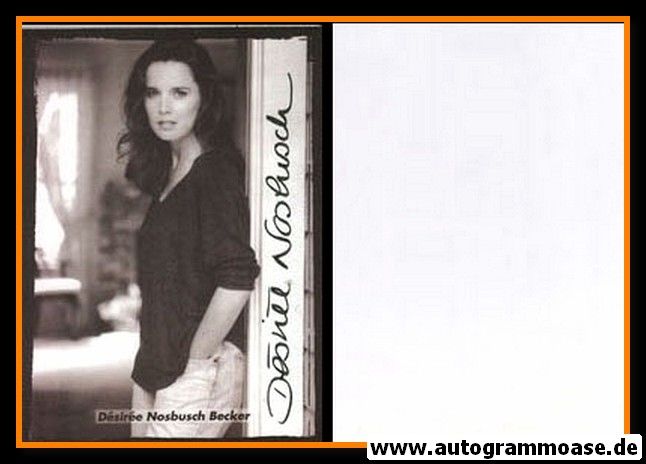 Autogramm Schauspieler | Desiree NOSBUSCH | 1980er (Portrait SW) 1