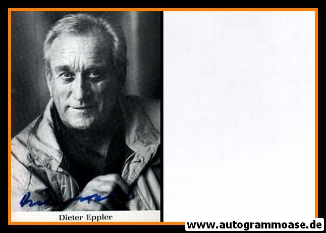 Autogramm Schauspieler | Dieter EPPLER | 1980er (Portrait SW)