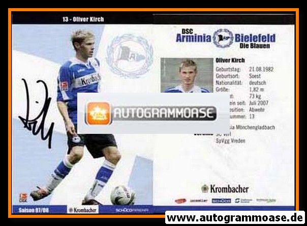 Autogramm Fussball | DSC Arminia Bielefeld | 2007 | Oliver KIRCH