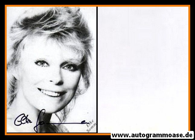 Autogramm Schauspieler | Elke SOMMER | 1980er (Portrait SW) 2