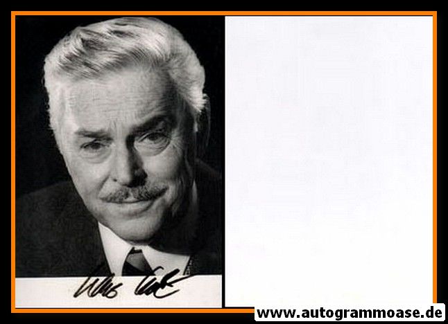 Autogramm Schauspieler | Hans HOLT | 1980er (Portrait SW)