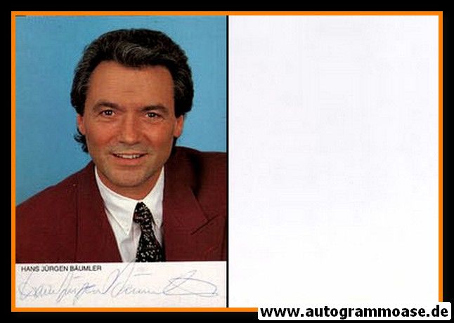 Autogramm Schauspieler | Hans-Jürgen BÄUMLER | 1980er (Portrait Color)