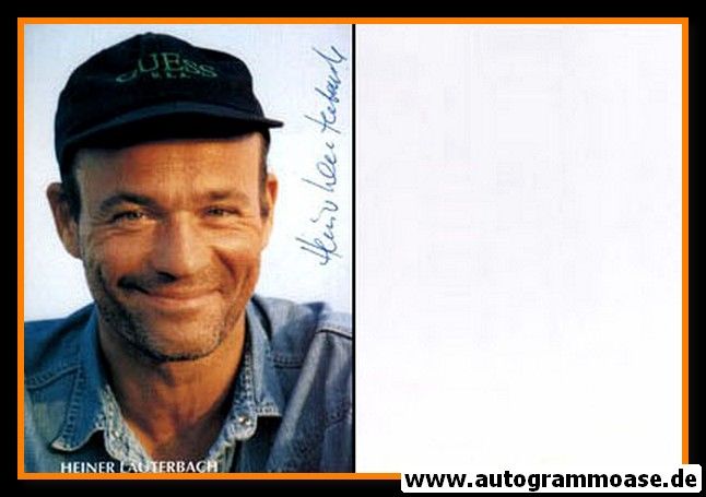 Autogramm Schauspieler | Heiner LAUTERBACH | 1980er (Portrait Color)