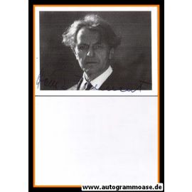 Autogramm Schauspieler | Heinz BENNENT | 1980er (Portrait SW)