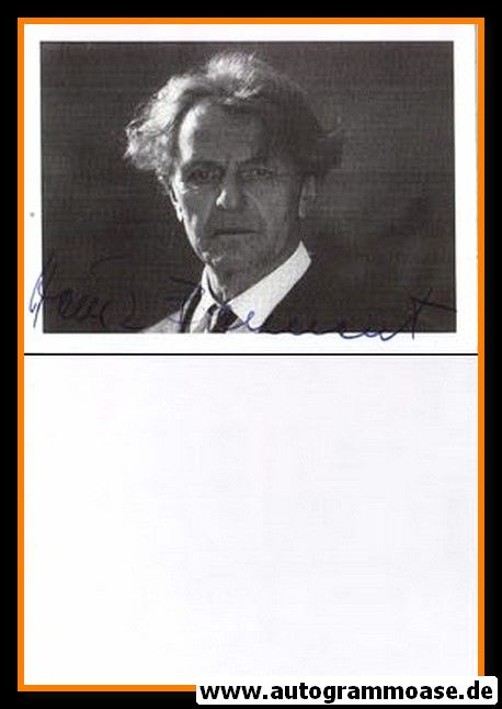 Autogramm Schauspieler | Heinz BENNENT | 1980er (Portrait SW)