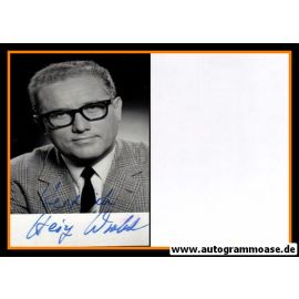 Autogramm TV | ZDF | Heinz WROBEL | 1970er (Portrait SW)