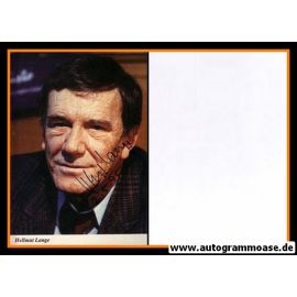 Autogramm Schauspieler | Hellmut LANGE | 1980er (Portrait Color) Hohn