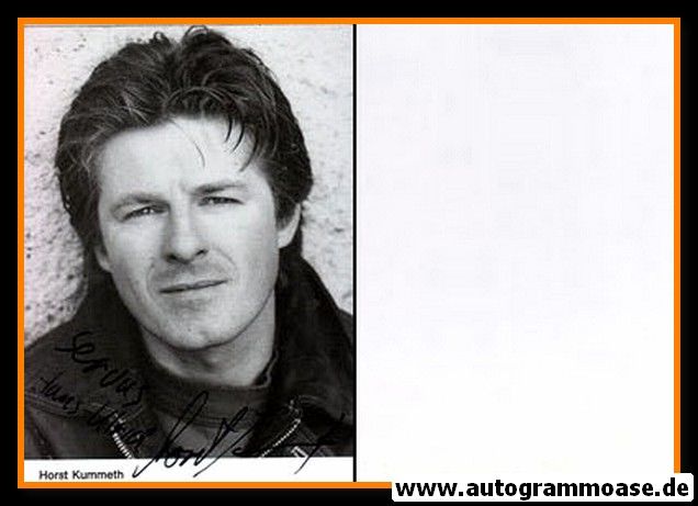 Autogramm Schauspieler | Horst KUMMETH | 1980er (Portrait SW) 