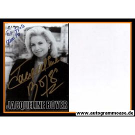 Autogramm Schauspieler | Jacqueline BOYER | 1980er (Portrait SW)