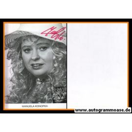 Autogramm Mundart | Manuela KONOPKA | 1980er (Portrait SW)
